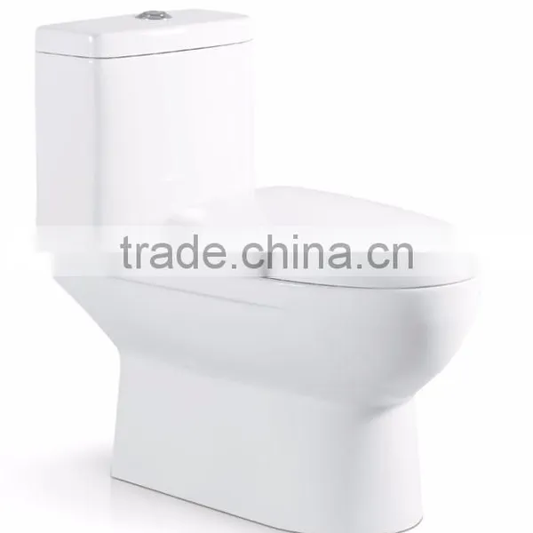 Dennis 2086 White Color One Piece Vitreous China Toilets photo-5