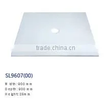 solid surface shower tray and acrylic bath tray