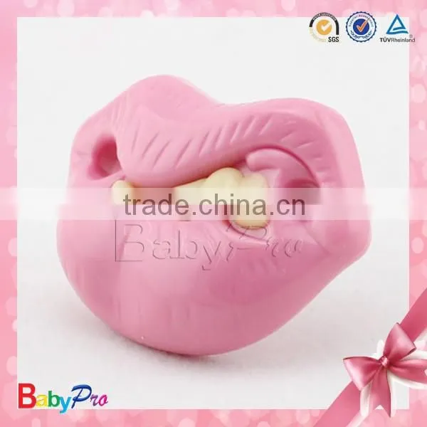 China Supplier Promotional Baby Products Baby Pacifier Ningbo Unique Baby Pacifiers Mouth Design Baby Pacifier photo-5