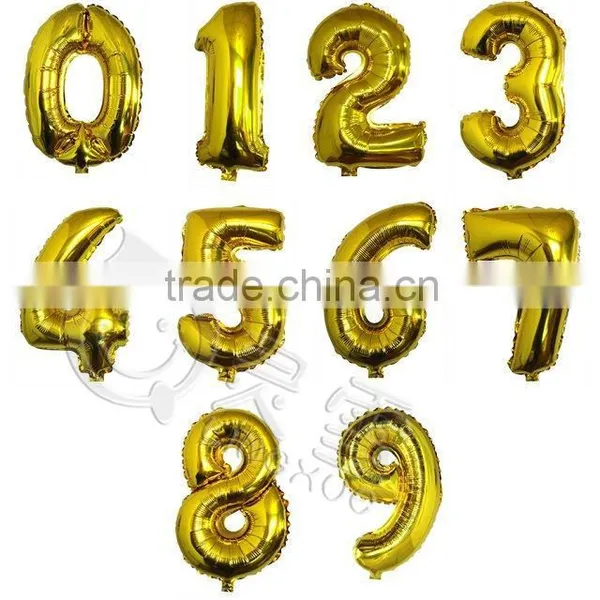 Gold and Silver Alphabet Balloons, Aluminium Foil Letter Balloons Quality Choice photo-4