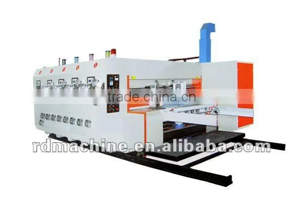 [RD-A1200-2400-2] Automatic High Speed 2 Color Corrugated Carton Printing Machine Slotting Die Cutting Machine photo-2
