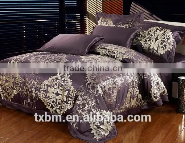 100% Silk Luxury Jacquard Bedding Set photo-4