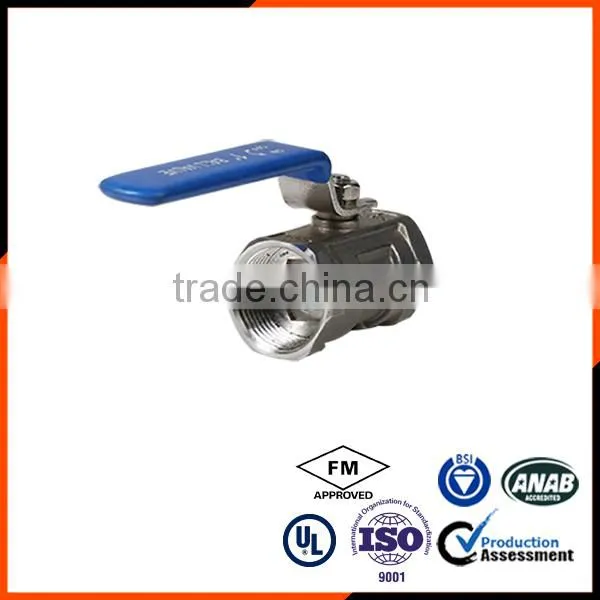 One-peace SS304 High Temperature FxF Thread Ball Valve