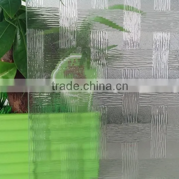 Clear Patterned Glass With CCC and CE for Window