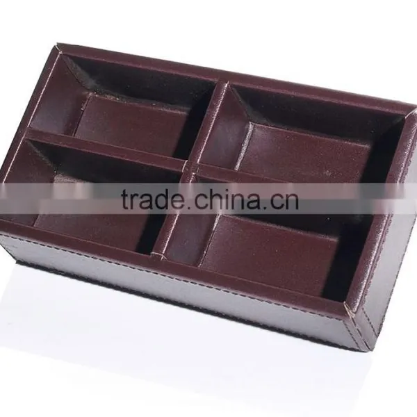 2015 New Arrived Waterproof Leather Scarf Storage Box