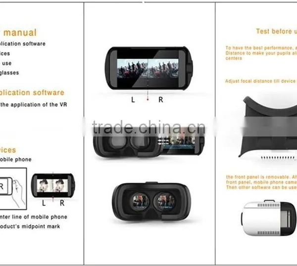 2016 Distributors Chance, 3D Glasses Virtual Reality Cardboard for Movies/xbox One photo-6