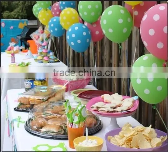 Best Quality 12inch Colourful Party Decoration Polka Dot Balloons Latex Balloons Quality Choice Most Popular photo-4