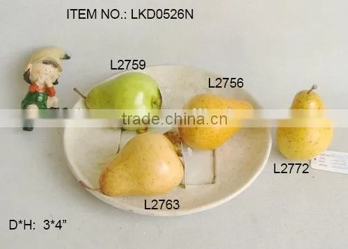 Real Color Artificial Foam Pear Fruits in Assorted Size and Shapes for Display Decoration photo-5