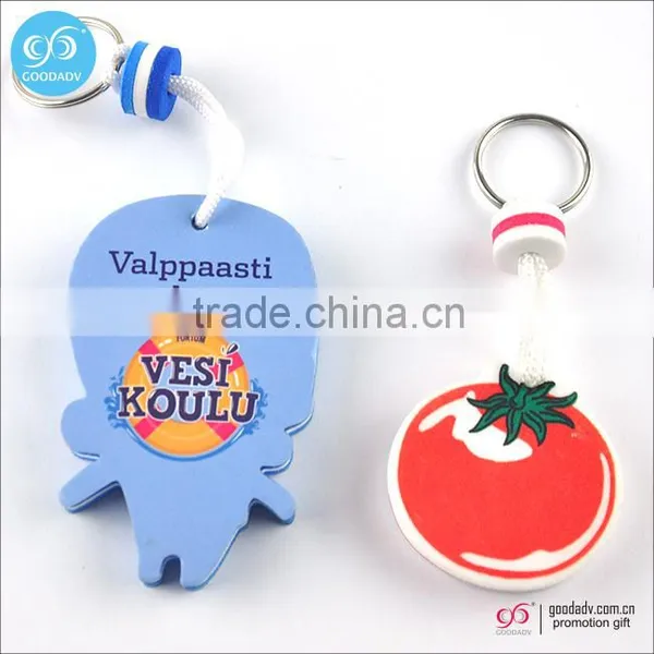 Guangzhou Keychain Factory Machining Custom Logo Printed Eva Foam Keychain photo-6