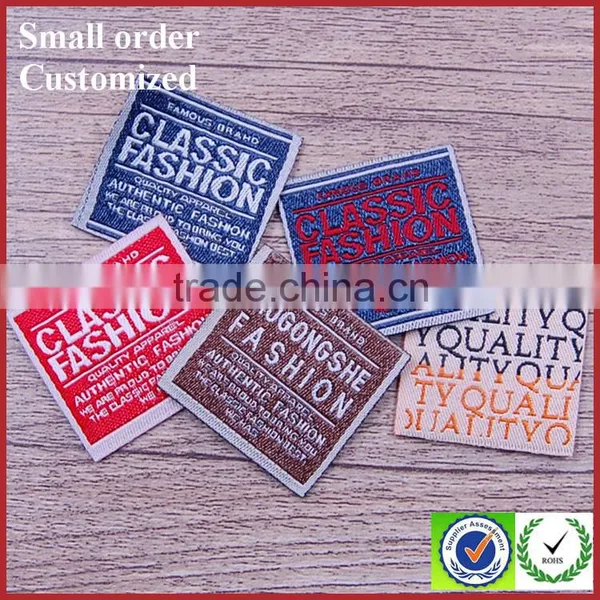 China Custom Cheap Silk Clothing Brand Woven Polyester Main Labels