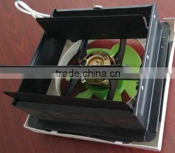 6 Inch PP+Metal Housing Iraq Square Wall Mounted Exhaust Fan photo-3