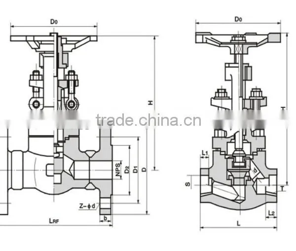 Forged Steel Globe Valve Class 150 photo-2