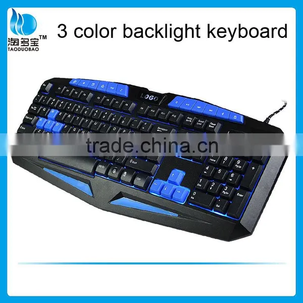 ISO Factory Wired Gaming Keyboard_three Colors Backlit Keyboard photo-6