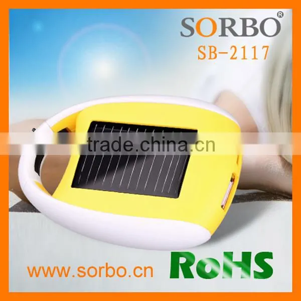 Solar Carabina Power Bank With Solar LED Flashlight for Mobile Phone Charger photo-3