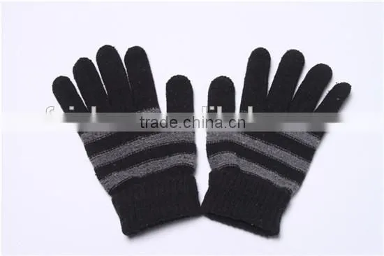 Screen Touch Gloves for Men Women Winter Stripe Gloves Fashion Gloves, 6 Colors photo-4