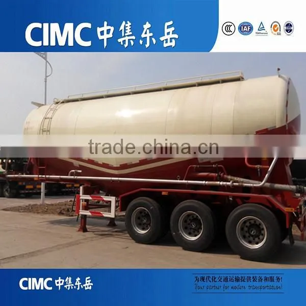CIMC Dry Bulk Cement Tank Trailer Widely Used With Quality Air Compressor photo-5