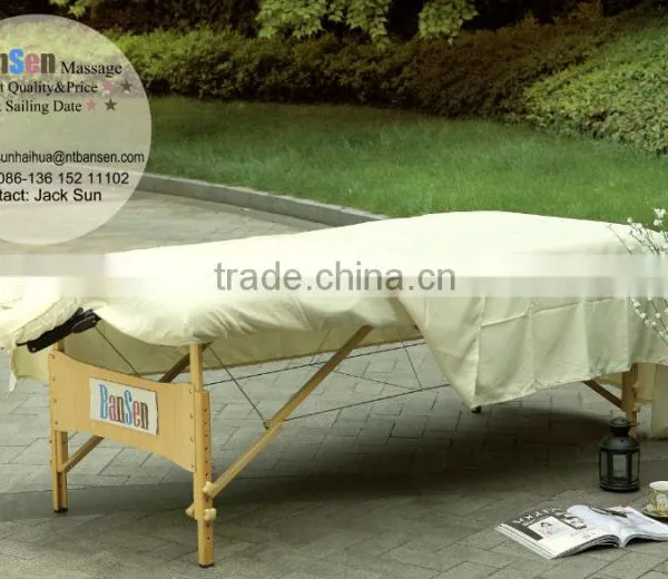 Cotton -poly Massage Table Sheet Set for Spa, Beauty Salon,3pcs