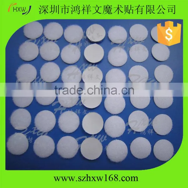 Heat resistance self-adhesive circle hook loop