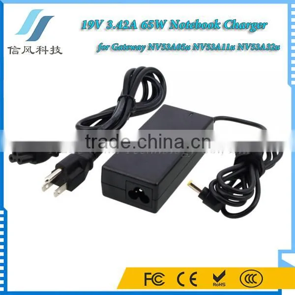 19V AC Adapter for Gateway NV53A05u NV53A11u NV53A32u Laptop Charger photo-4
