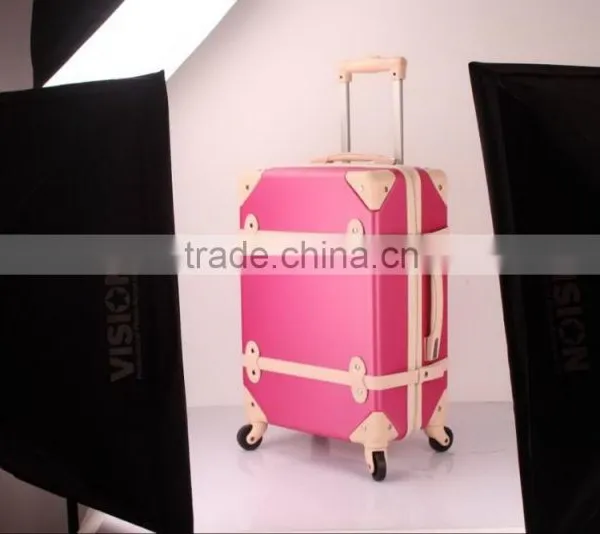 ABS+PC Hard Abs Trolley Case Aluminum Make up Trolley Case
