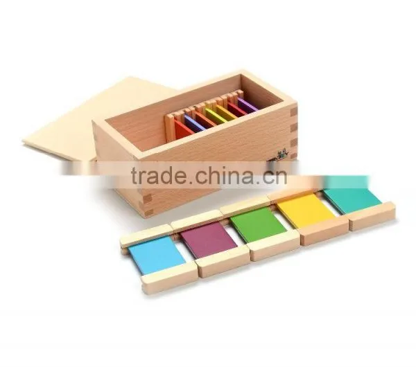 Montessori Educational Toys for Premium Wooden Rainbow Color Tablets(4th Box)