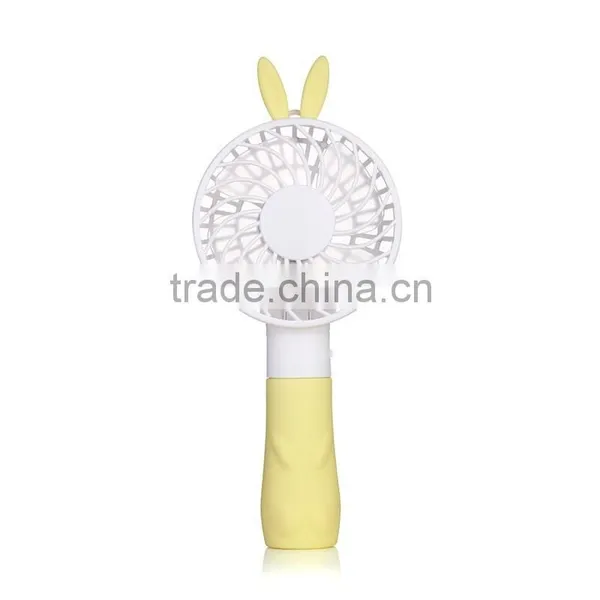 2016 Promotion Products Battery Powered Mini USB Foldable Cooling Personal Fan Cute Rabbit Design Cooling Fan photo-4