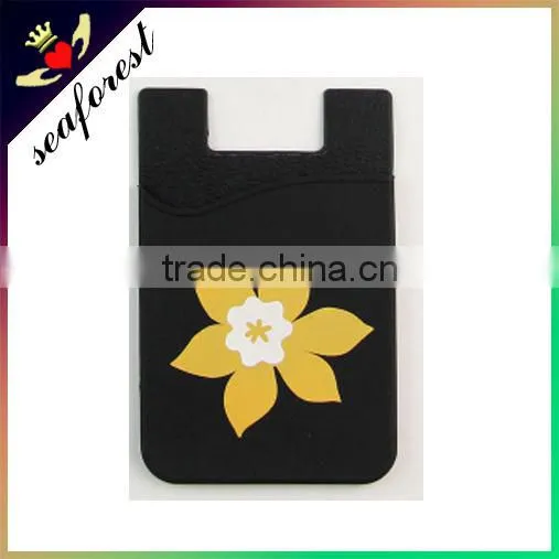 Custom Made Silicone Adhesive Phone Card Smart Wallet photo-2