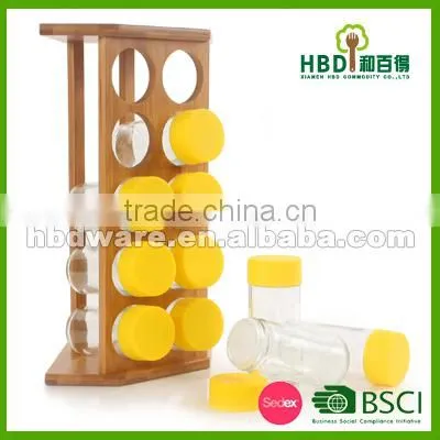 Spice Jar With Bamboo Rack Wholesale photo-5