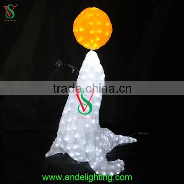 Christmas Toy Sea Lion Figure Light photo-2
