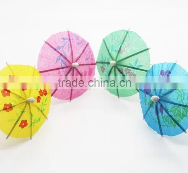 Wholesale Latest Boutique Small Umbrella Sign, Technological Fruits Toothpicks, Cake Decoration, Oiled Paper Umbrella photo-2