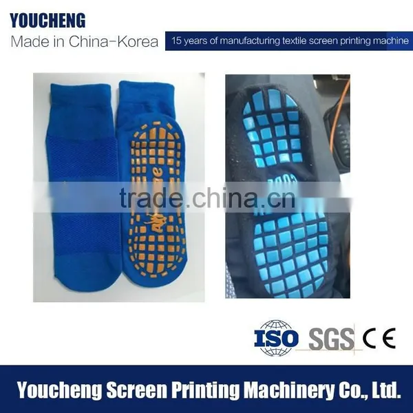 Hot Sale Automatic Single Color Anti Slip Gloves/mitten / Socks Silicone Printing Machine photo-6