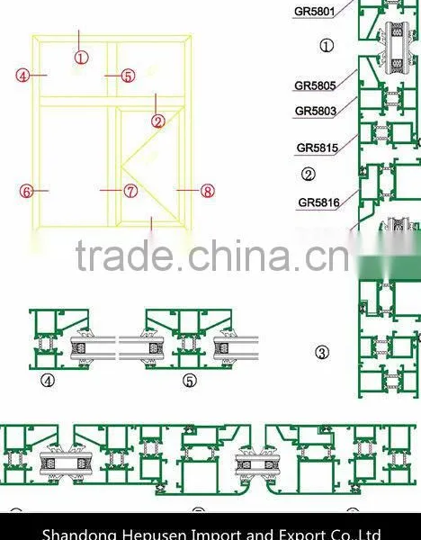 Broken Bridge Aluminium Horizontal Inswinging Casement Window photo-5