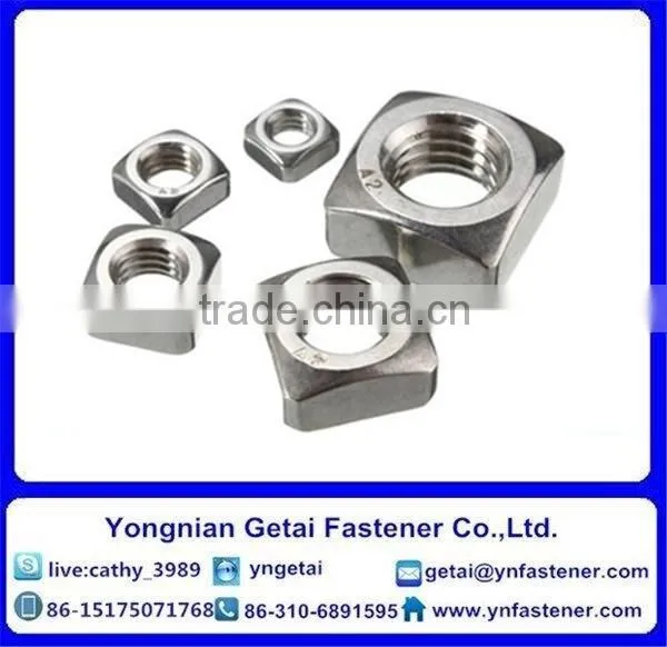 Stainless Steel 304 Square Nuts photo-3
