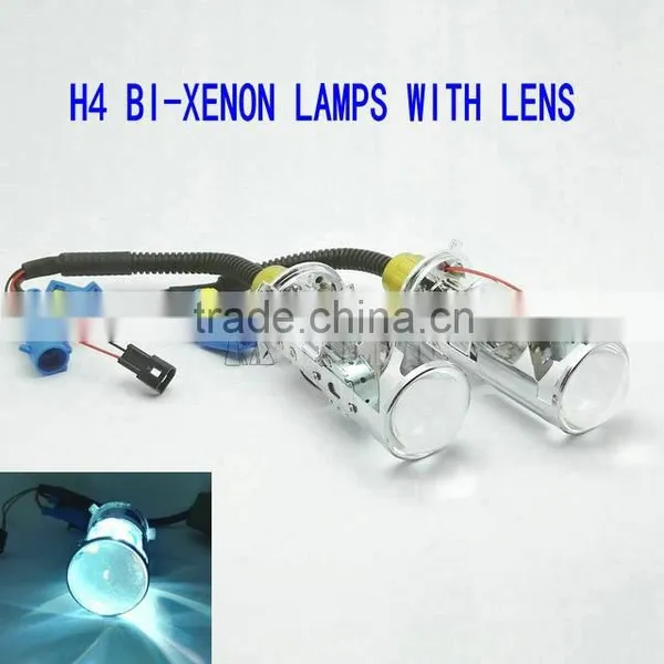 bi Xenon Lens H4 BiXenon Bi-xenon Projector Lens Car Hid Projector Lens Headlight Headlamp for Universal Car Truck H4 Hi Low