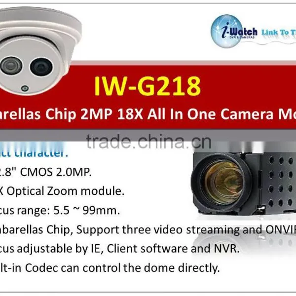 IW-G118 H.264 CMOS 1.3MP WDR 18X Optical Zoom Camera Module photo-3