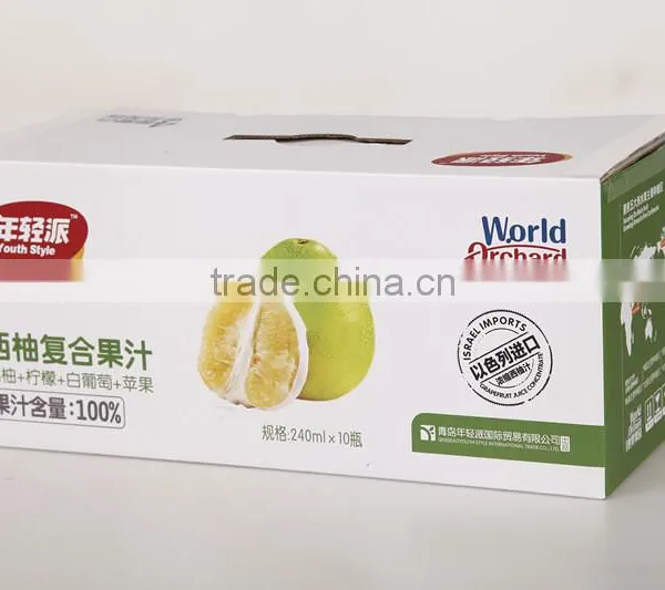 China Customized Milk Packing Carton Orange Packing Cartons Mango Packing Box photo-2