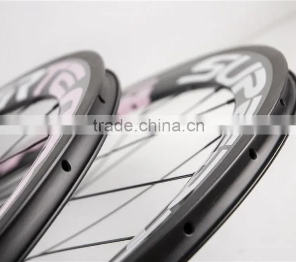 50mm Tubular Rim Road Bike Wheels 700c Carbon Fiber Rims Clincher UD/3K Matt Full Carbon Rim for Road Aero Bike photo-6