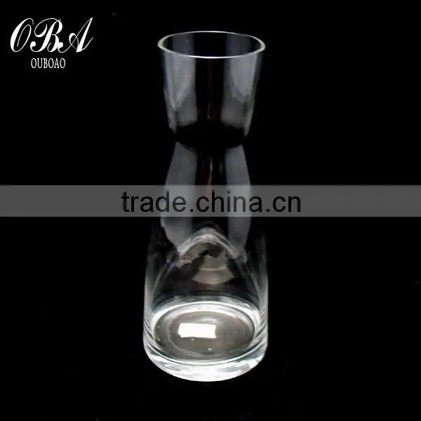 Wholesale Mouth-blown High Quality Wine Aerator & New Designed Bar Accessories Glass Wine Decanter