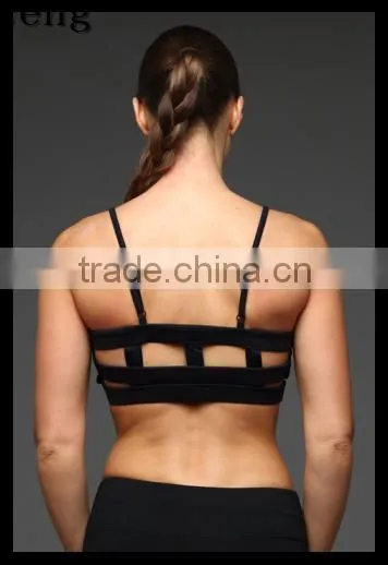Kiteng High Quality Sports Bra With a Seriously Chic Caged Back Wicking Fabric and Padding Office In United States Small Minimum photo-4
