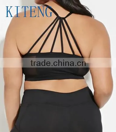 Kiteng 2016 High Quality Plus Size Medium Impact - Webbed-Back Sports Bra Office In United States photo-2