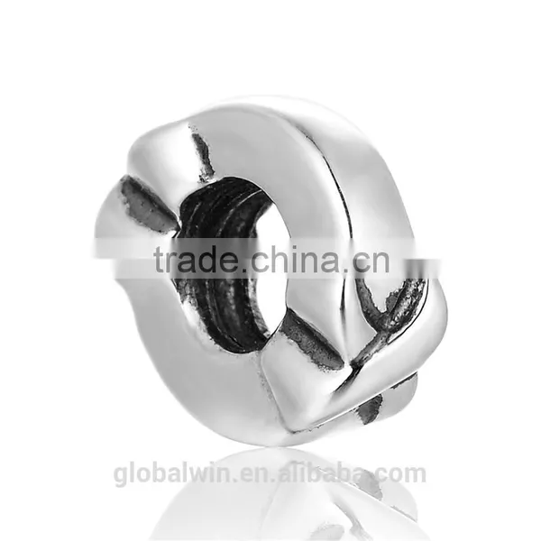Promotion Bowknot 925 Sterling Silver Bead Wholesale Vintage Solid Tube Bead Fashion Jewelry 2016 Spacer Beads For Woman photo-3