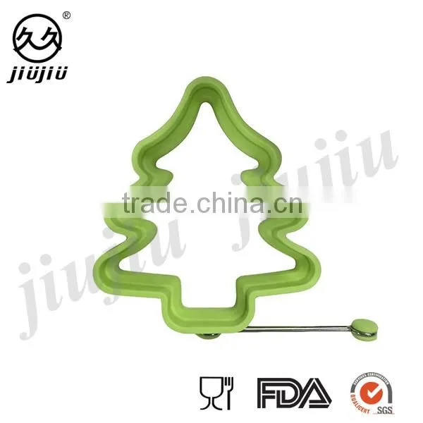 Christmas Tree Shape Silicone Egg Mold Ring Pancake