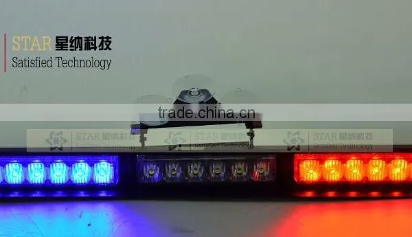 12V Red Blue Led Strobe Light Bar,dash Interior Warning Flashing Light photo-3