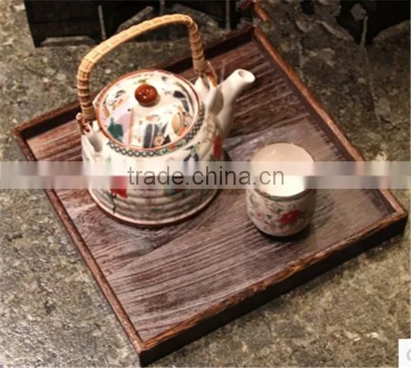 Burn Wooden Tray for Fruit,large Fruits Tray,storage Burn Wooden Tray photo-2