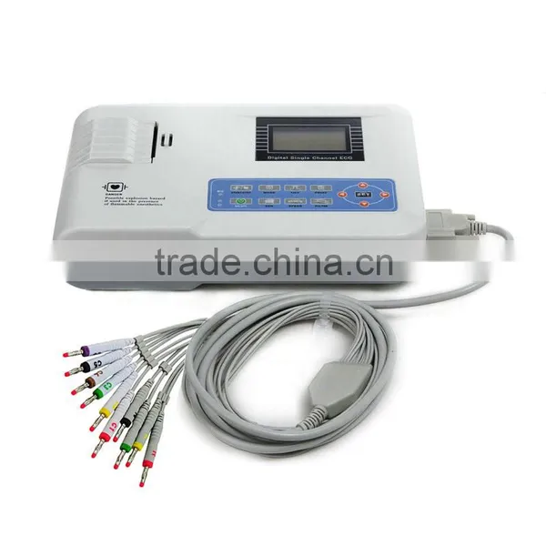 Digital 1-channel Vet Electrocardiograph Veterinary ECG EKG Machine photo-5