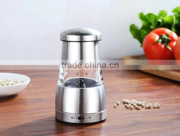 Kitchen Accessories Stainless Steel Pepper Mill / Manual Salt and Pepper Grinder