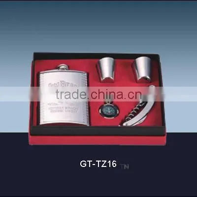 High Quality Stainless Steel Hip Flask Gift Set photo-2