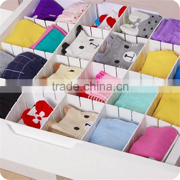 Kawachi Plastic Storage Cabinet Drawer Divider Partition (White)