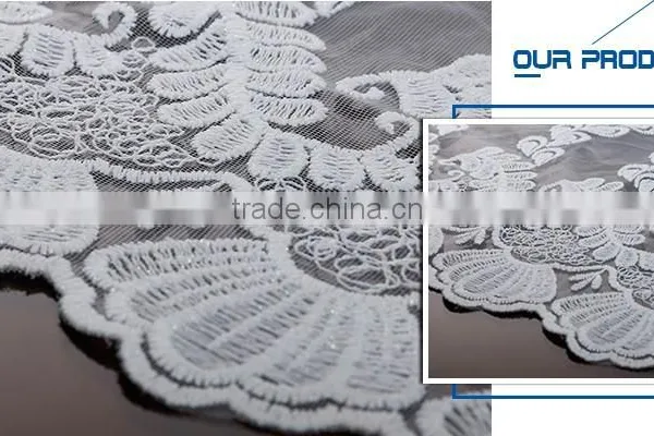 Hot Sale Blackout Embossed Ployester Plain Curtain Fabric photo-6