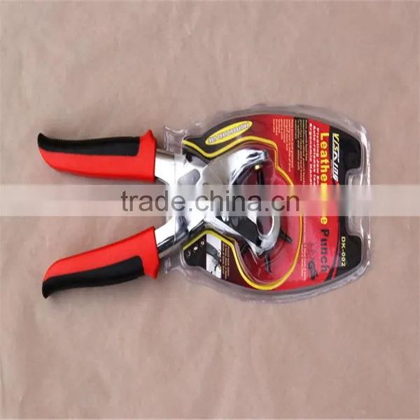 Wholesale 6 Sizes Iron Revolving Leather Hole Punch Hand Pliers for Punching Hole on Leather or Belt photo-3